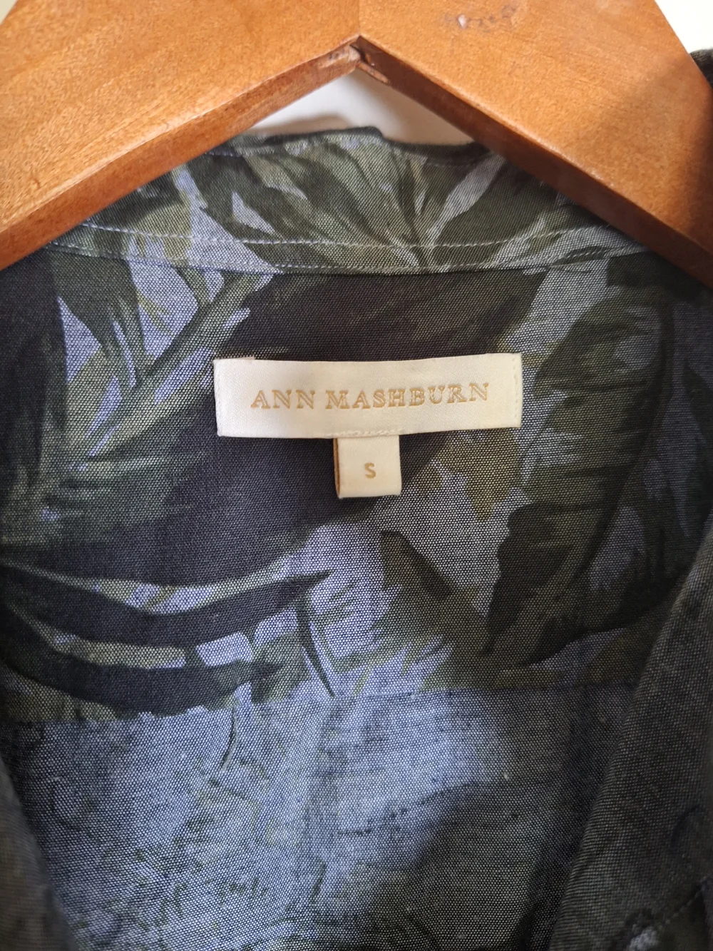 ANN MASHBURN Olive and Black Sleeveless Button-Front Midi Dress Size S - Picture 5 of 8